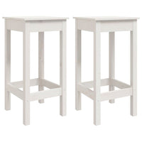 Set da Bar 3 pz Bianco in Legno Massello di Pino cod mxl 14913