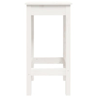 Set da Bar 3 pz Bianco in Legno Massello di Pino cod mxl 14913