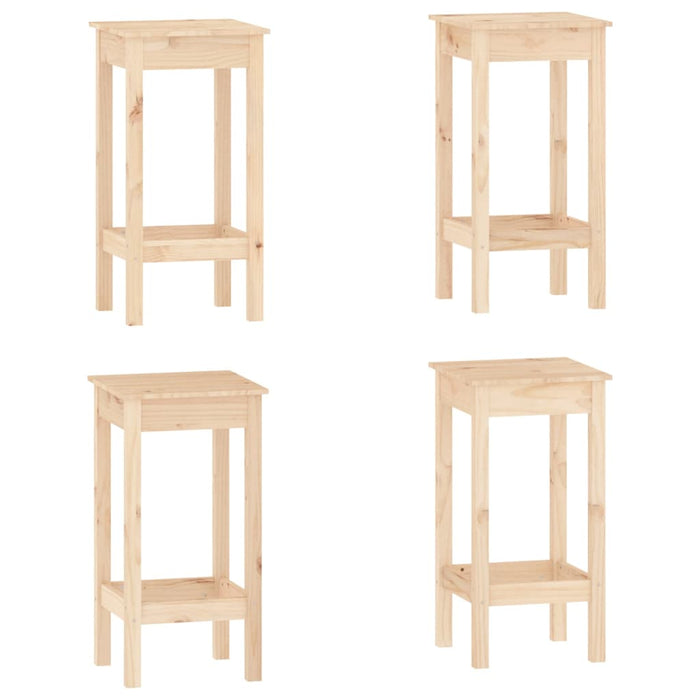 Set da Bar 5 pz in Legno Massello di Pino 3124737