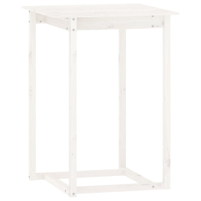 Set da Bar 5 pz Bianco in Legno Massello di Pino cod mxl 14284