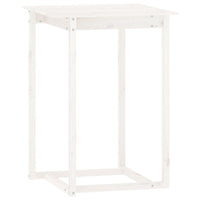 Set da Bar 5 pz Bianco in Legno Massello di Pino 3124738