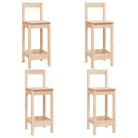 Set da Bar 5 pz in Legno Massello di Pino 3124742