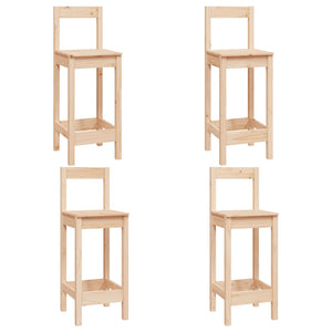 Set da Bar 5 pz in Legno Massello di Pino cod mxl 14236