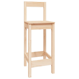 Set da Bar 5 pz in Legno Massello di Pino 3124742