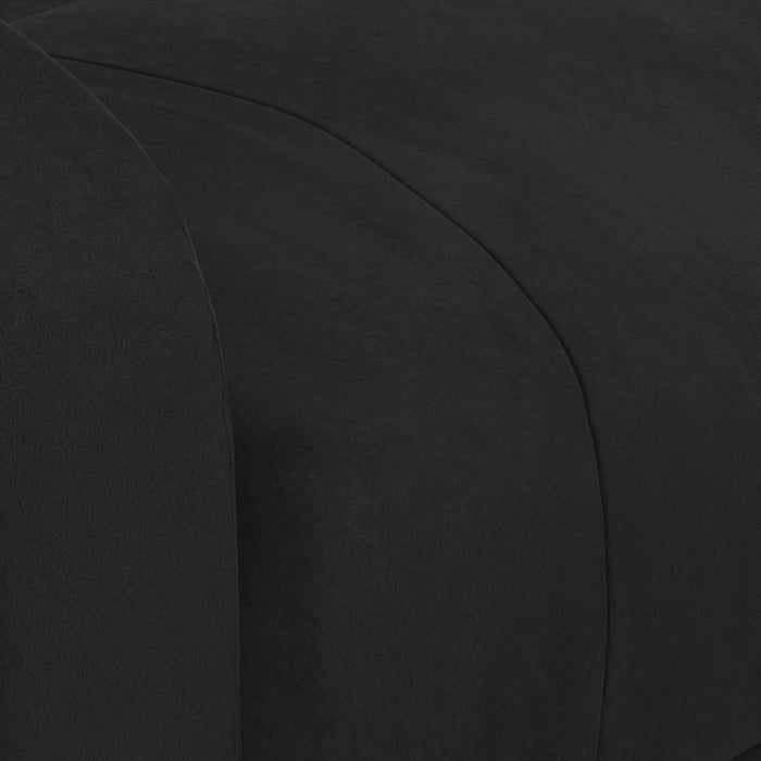 Poltrona Alzapersona Nera in Velluto 3124831