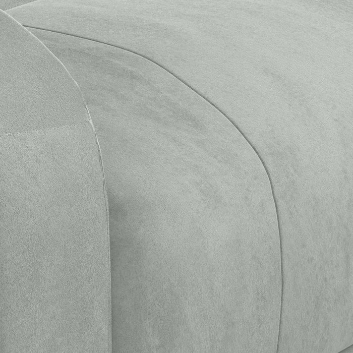 Poltrona Alzapersona Massaggiante Grigio Chiaro in Velluto 3124836