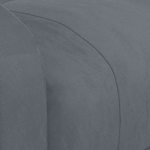 Poltrona Alzapersona Massaggiante in Velluto Grigio Scuro 3124837