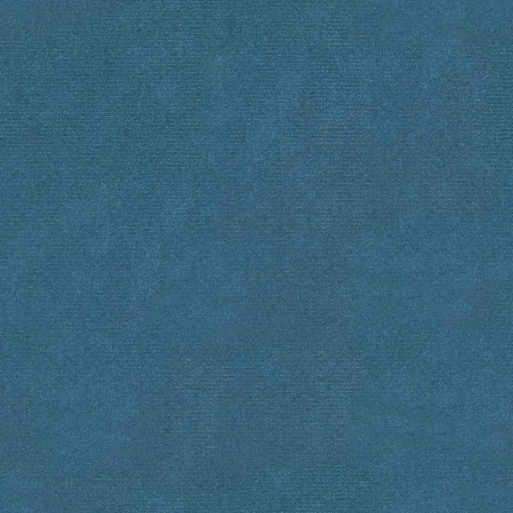 Panca Blu 110x40x70 cm in Velluto cod mxl 73302