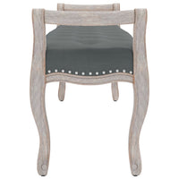 Panca Grigio Scuro 110x45x60 cm in Tessuto