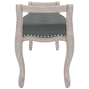 Panca Grigio Scuro 110x45x60 cm in Tessuto