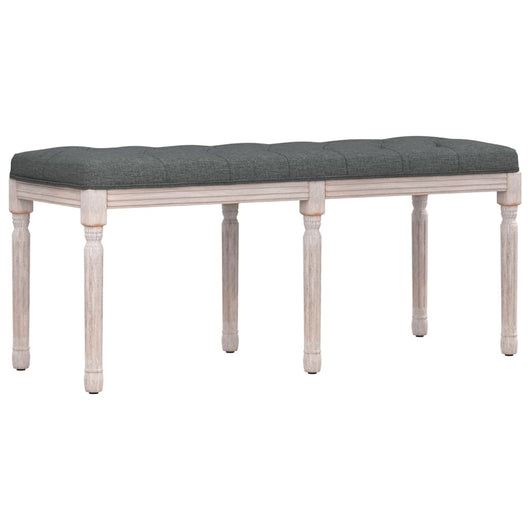 Panca Grigio Scuro 110x40x49 cm in Tessutocod mxl 70589