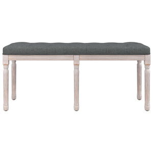 Panca Grigio Scuro 110x40x49 cm in Tessutocod mxl 70589