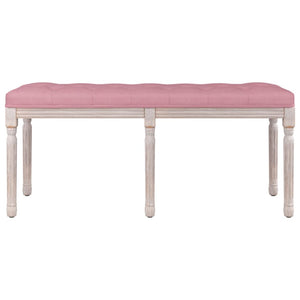 Panca Rosa 110x40x49 cm in Vellutocod mxl 118540
