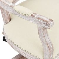 Sedia da Ufficio Girevole in Lino 344478