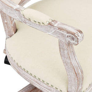 Sedia da Ufficio Girevole in Lino 344478