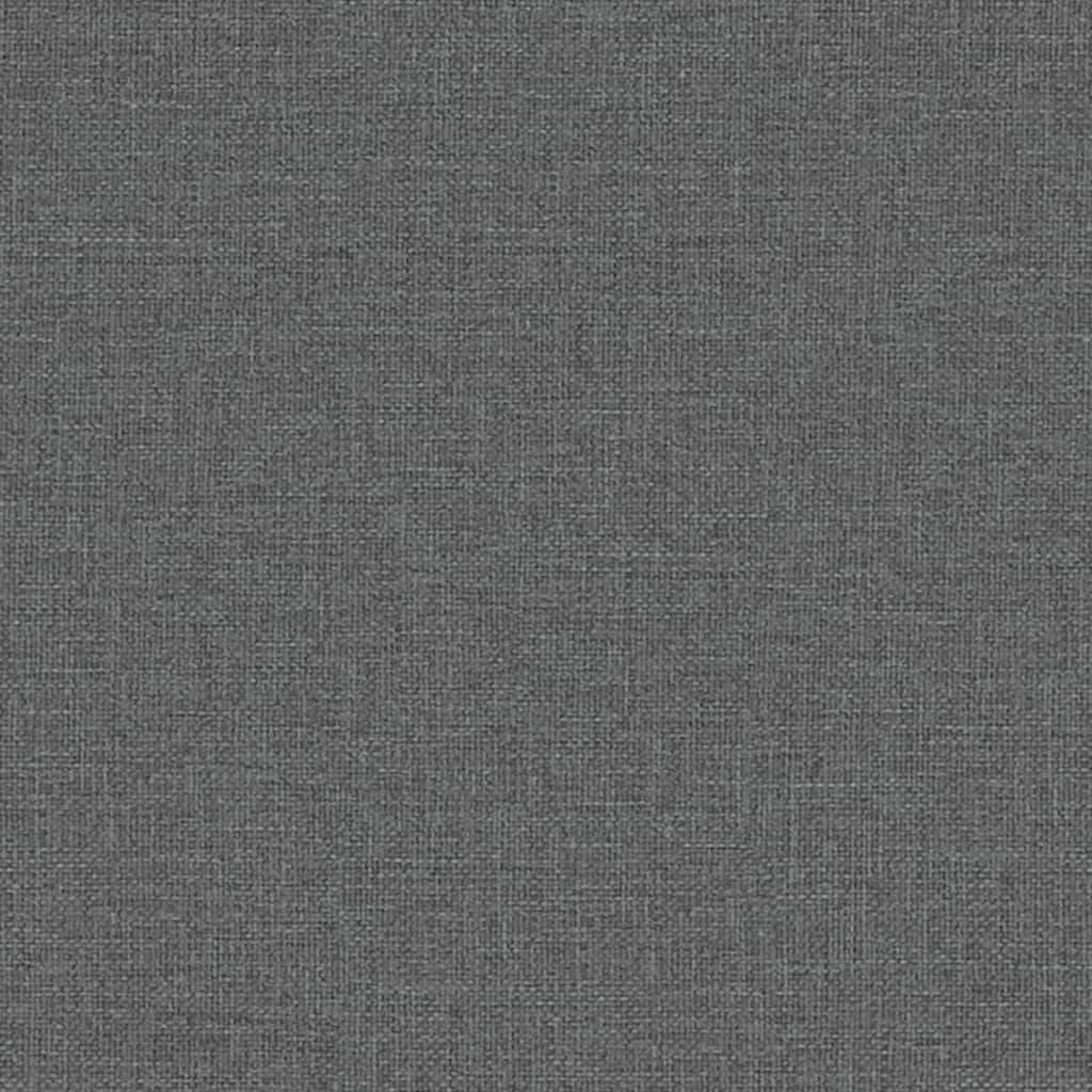 Sedia da Pranzo Grigio Scuro 54x56x96,5 cm Tessuto