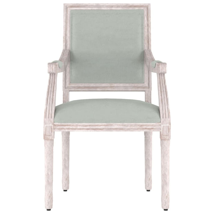 Poltrona Grigio Chiaro 54x59x99 cm Velluto 344490