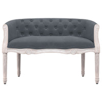 Panca panca 98 x 56 x 69 cm velluto grigio scuro 02_0010538