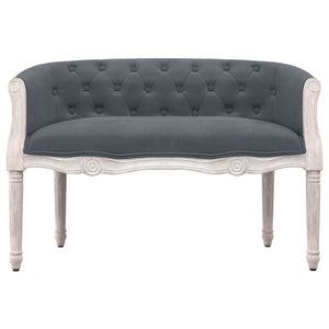 Panca panca 98 x 56 x 69 cm velluto grigio scuro 02_0010538