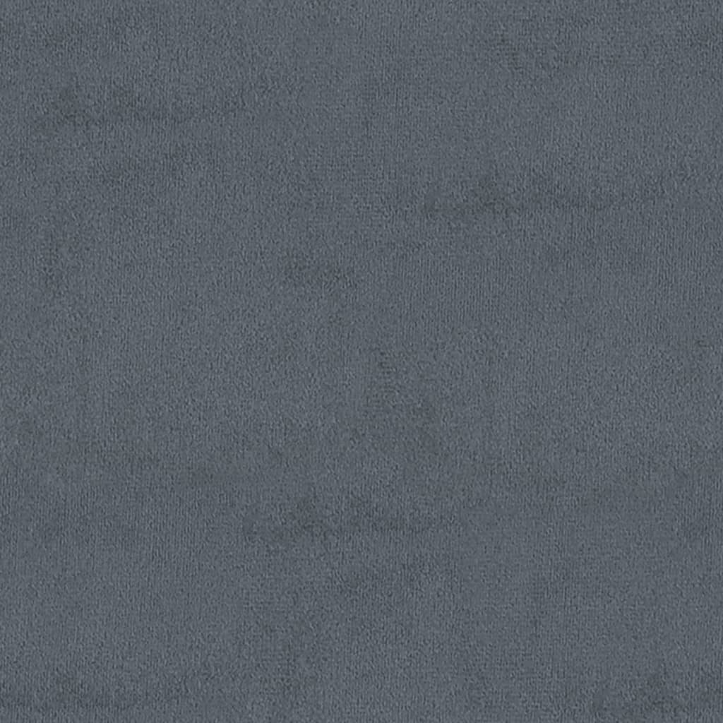 Sgabello contenitore 45 x 45 x 49 cm velluto grigio scuro 02_0010869