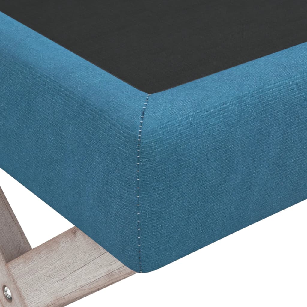 Sgabello Portaoggetti Blu 110x45x49 cm in Velluto cod mxl 50224