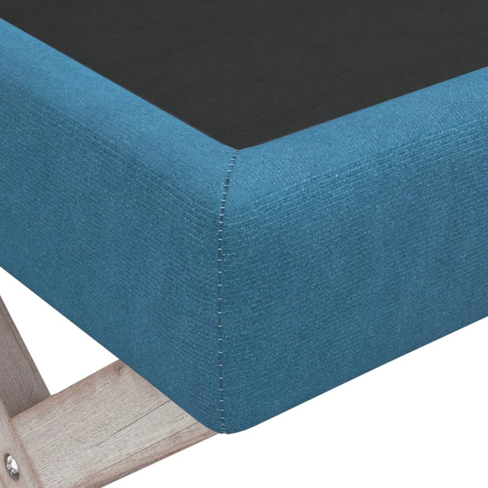 Sgabello Portaoggetti Blu 110x45x49 cm in Velluto cod mxl 50224