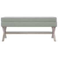 Sgabello contenitore 110 x 45 x 49 cm velluto grigio chiaro 02_0010868