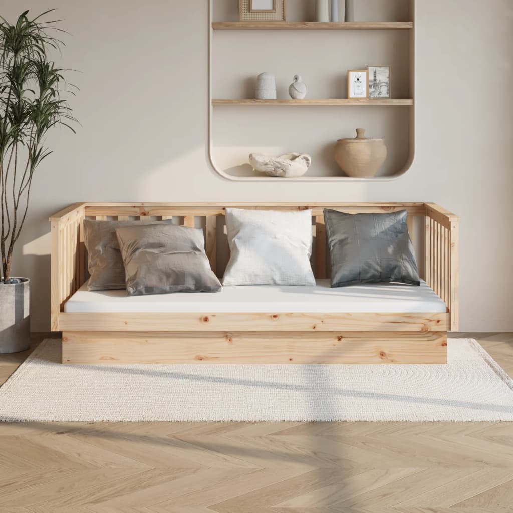 Dormeuse senza Materasso 100x200 cm in Legno Massello di Pino 821569