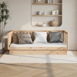 Dormeuse senza Materasso 100x200 cm in Legno Massello di Pino 821569