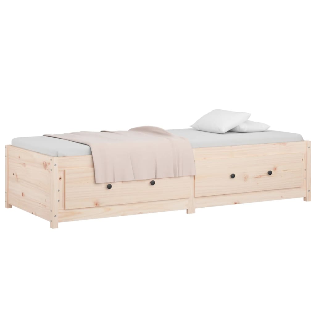 Dormeuse senza Materasso-Divano Letto-Struttura Letto 90x200 cm in Legno Massello di Pino 104975