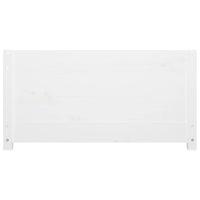 Dormeuse senza Materasso Bianca 90x200 cm Legno Massello Pino 821590