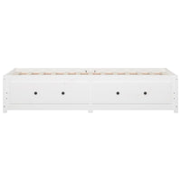 Dormeuse Bianca 90x190 cm Single in Legno Massello di Pino 821595