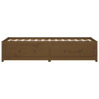 Dormeuse Miele 90x190 cm 3FT Single in Legno Massello di Pino cod mxl 62109