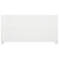 Dormeuse Bianca 75x190 cm 2FT6 Small Single in Massello di Pino cod mxl 58305