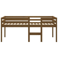 Letto a Soppalco Ambra 75x190 cm in Legno Massello di Pino 821622