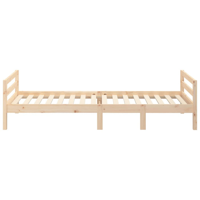 Letto senza Materasso 90x190 cm in Legno Massello di Pino 821634