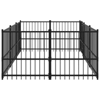 Gabbia per Cani da Esterno in Acciaio 5,63 mÂ² cod mxl 44305