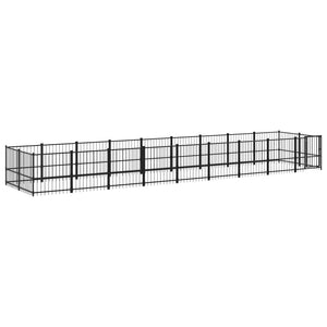Gabbia per Cani da Esterno in Acciaio 16,89 m² 3124605