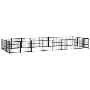 Gabbia per Cani da Esterno in Acciaio 22,58 mÂ² cod mxl 34740