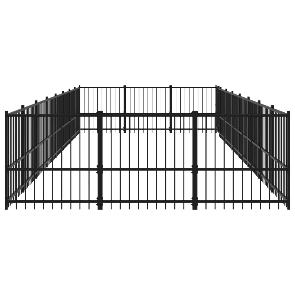 Gabbia per Cani da Esterno in Acciaio 22,58 mÂ² cod mxl 34740