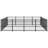 Gabbia per Cani da Esterno in Acciaio 15,05 m² 3124626