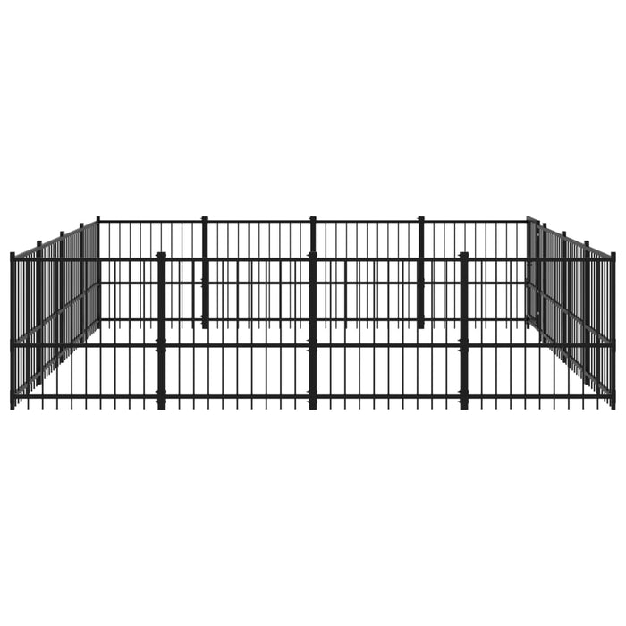 Gabbia per Cani da Esterno in Acciaio 15,05 m² 3124626