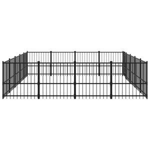 Gabbia per Cani da Esterno in Acciaio 18,82 m² 3124627