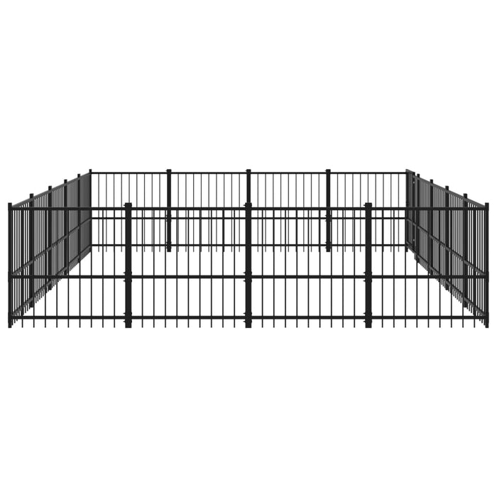 Gabbia per Cani da Esterno in Acciaio 18,82 m² 3124627