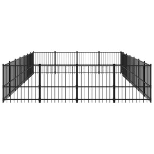 Gabbia per Cani da Esterno in Acciaio 26,35 m² 3124629