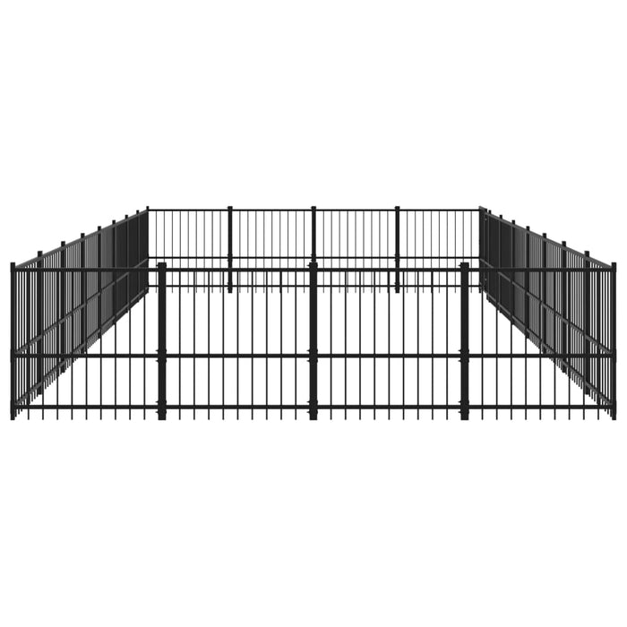 Gabbia per Cani da Esterno in Acciaio 30,11 m² 3124630
