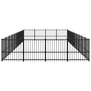 Gabbia per Cani da Esterno in Acciaio 37,64 m² 3124632