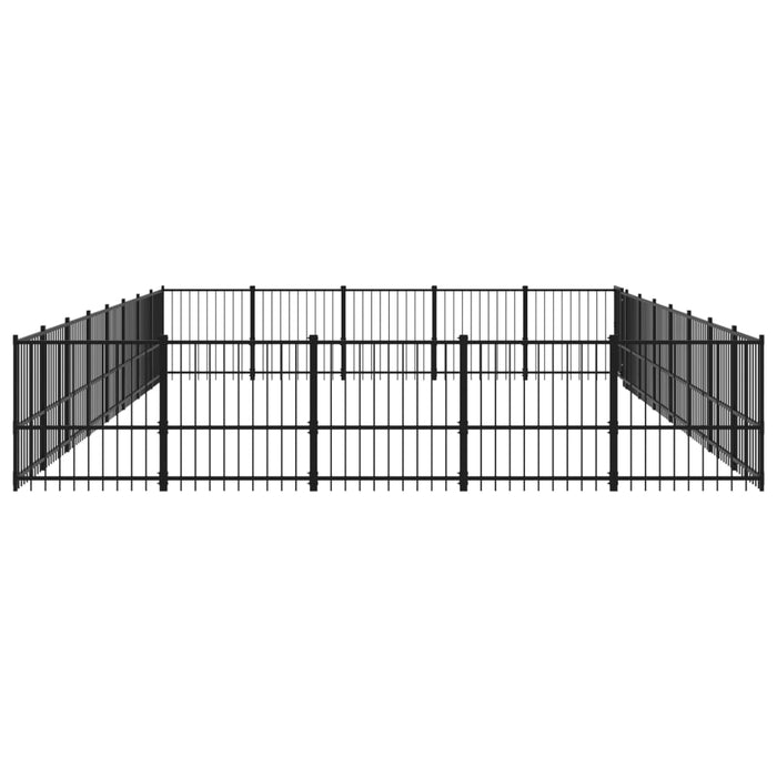 Gabbia per Cani da Esterno in Acciaio 37,64 m² 3124638