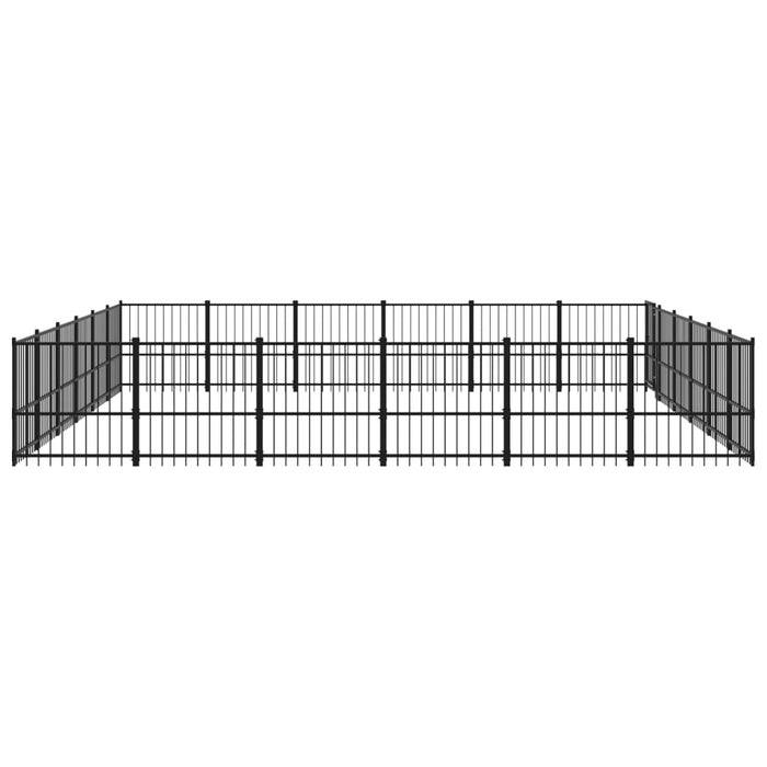 Gabbia per Cani da Esterno in Acciaio 33,87 mÂ² cod mxl 37580