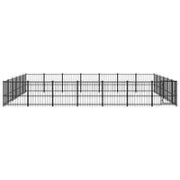 Gabbia per Cani da Esterno in Acciaio 39,52 m² 3124644